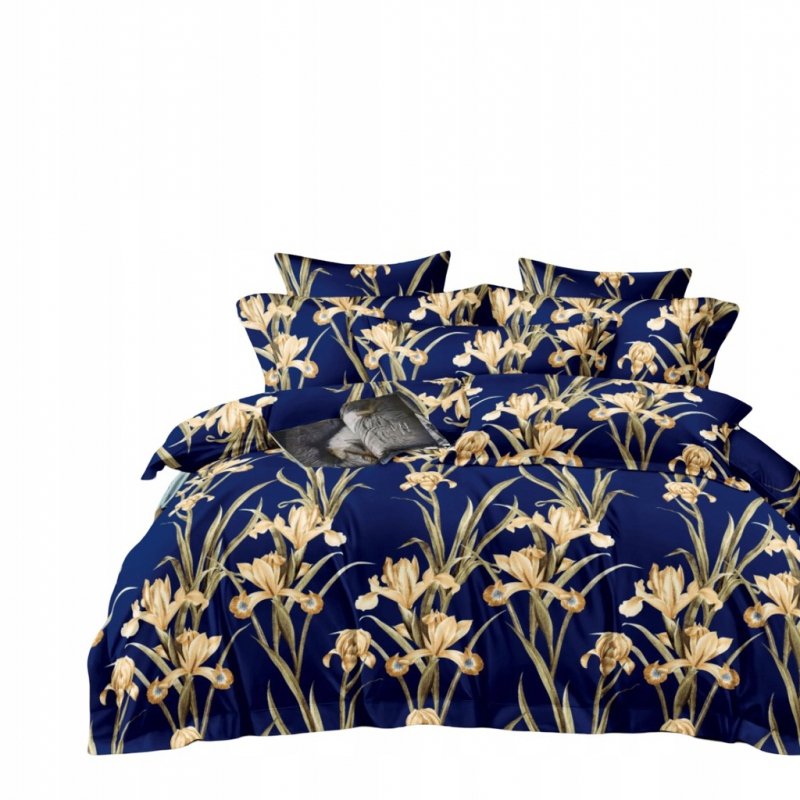 POŚCIEL 200x220 BAWEŁNA KOMPLET POŚCIELI + 2 POSZEWKI + PRZEŚCIERADŁO A-15