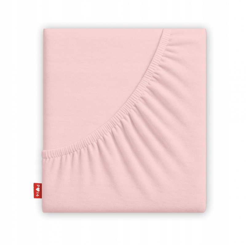 Prześcieradło 160x200 z Gumką GRUBA Bawełna Premium Bok 30 cm Pudrowy róż