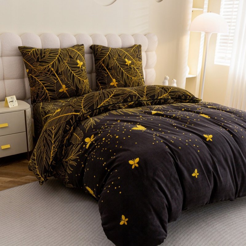 POŚCIEL 200x220 BAWEŁNA KOMPLET POŚCIELI BAWEŁNIANEJ + 2 POSZEWKI A-3040