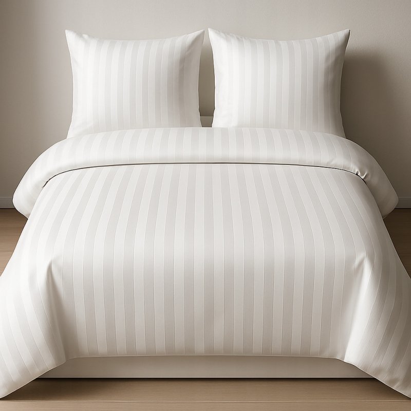 POŚCIEL 160x200 HOTELOWA 100% GRUBA BAWEŁNA SATYNOWA ADAMASZEK BIAŁY