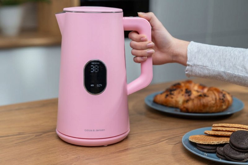 Czajnik elektryczny Götze & Jensen KT940P Różowy 1800 W 1,5 l różowy