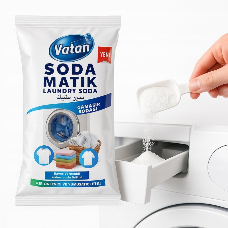 SODA MATIK 600 g TURECKA SODA KALCYNOWANA DO PRANIA I SPRZĄTANIA