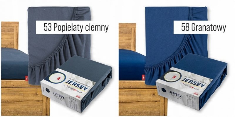 Prześcieradło Jersey z Gumką 200x200 Bawełna Czesana Bok 30 cm Różne Kolory