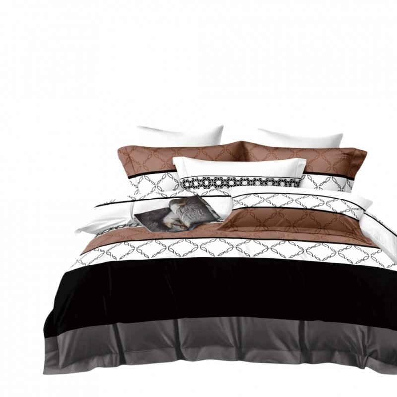 POŚCIEL 160x200 BAWEŁNA KOMPLET POŚCIELI + 2 POSZEWKI + PRZEŚCIERADŁO A-13