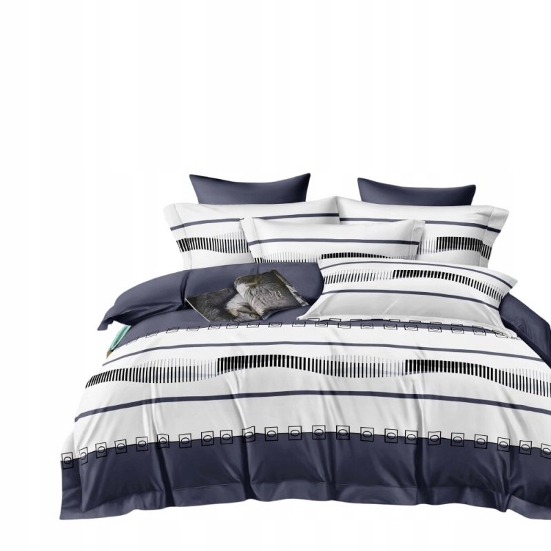 POŚCIEL 200x220 BAWEŁNA KOMPLET POŚCIELI + 2 POSZEWKI + PRZEŚCIERADŁO A-12