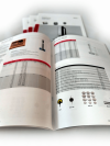 katalog 210 x 210 mm, druk pełnokolorowy obustronny 4+4, na papierze kredowym, kreda 130 g, 12 str., 10 sztuk