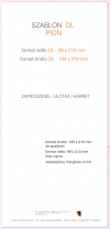 katalog DL, druk pełnokolorowy obustronny 4+4, na papierze kredowym, kreda 170 g, 24 str., 300 sztuk