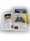 katalog A5, druk pełnokolorowy obustronny 4+4, na papierze kredowym, kreda 130 g, 12 str., 70 sztuk