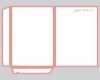 Szablon teczki Ekono z gumką 338 x 479 mm, dwubigowy. Plik pdf do pobrania.