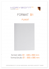 plakat B1 foliowany błysk, bez listew, druk pełnokolorowy jednostronny 4+0, na papierze kredowym 170 g, 900 sztuk
