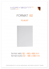 plakat B2, druk UV 4+0, na papierze satynowym 200 g - 1 sztuk