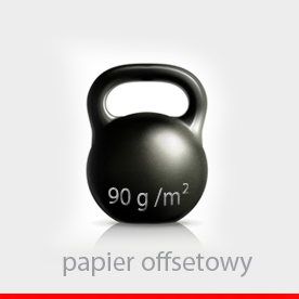 papier offsetowy 90 g, druk 4+4