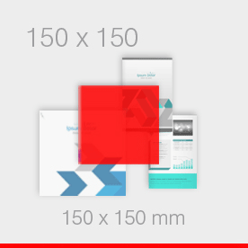 ulotki 150 x 150 mm