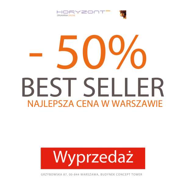 plakat A3,  druk pełnokolorowy jednostronny 4+0, na papierze kredowym, 130 g - 100 sztuk 