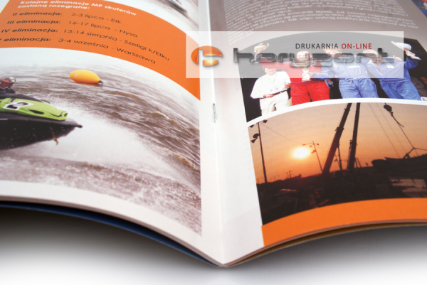 katalog 210 x 210 mm, druk pełnokolorowy obustronny 4+4, na papierze kredowym, kreda 130 g, 8 str., 250 sztuk