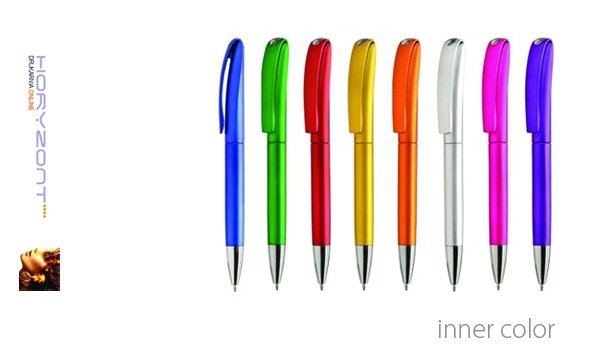 długopis INNER COLOR do nadruku, nadruk Pantone z palety do wyboru 1+0 - 400 sztuk
