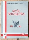 Myśl wojskowa 6/1998 - okładka
