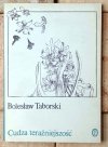 Bolesław Taborski • Cudza teraźniejszość - okładka