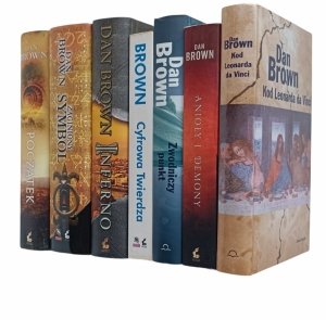 Dan Brown – Cykl Robert Langdon + 2 powieści | komplet (7 książek) 