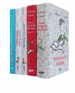 Goscinny Sempe x5 Nowe 1-2 - Nieznane - Najnowsze przygody Mikołajka - Rozrywki | komplet
