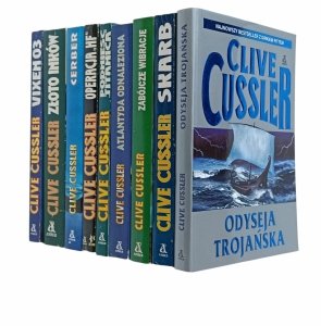 Clive Cussler x9 Cerber - Skarb - Vixen 03 i inne | komplet