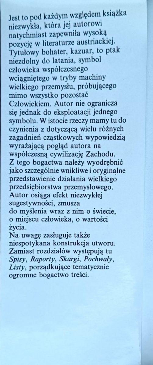 Matthias Mander Kazuar - z obwoluty