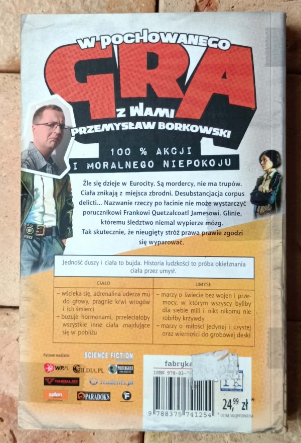 Przemysław Borkowski • Gra w pochowanego - okładka