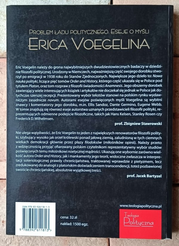 Agata Miętek, Michał J. Czarnecki • Problem ładu politycznego. Eseje o myśli Erica Voegelina - okładka