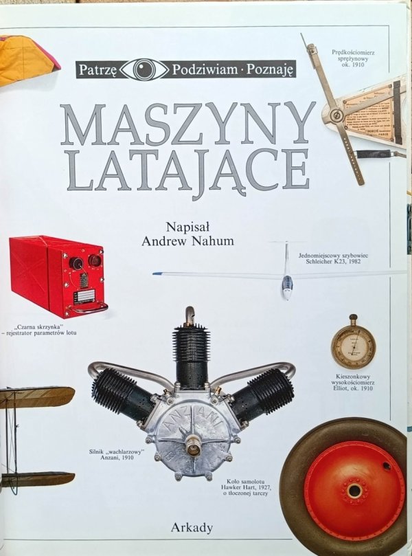 Andrew Nahum - Maszyny latające | Patrzę Podziwiam Poznaję - strona tytułowa