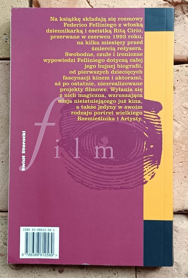 Federico Fellini, Rita Cirio - Fellini | Zawód: reżyser