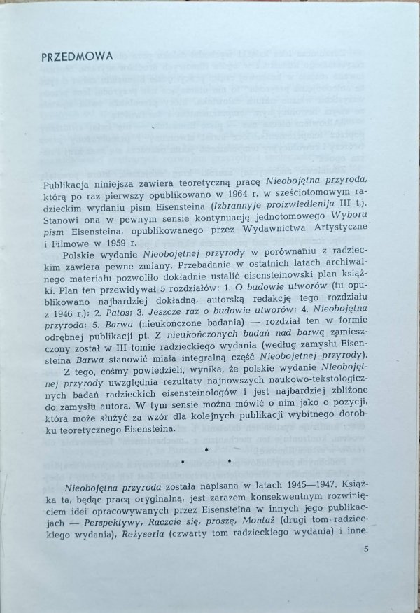 Siergiej Eisenstein - Nieobojętna przyroda