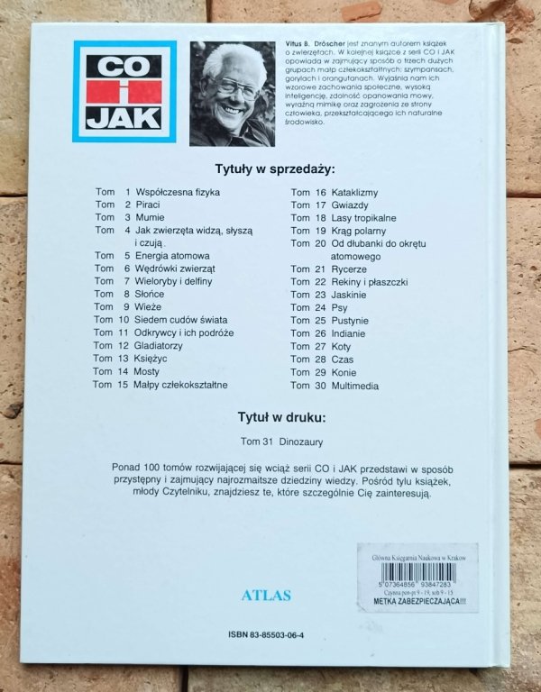 Vitus Droscher - Małpy człekokształtne  | Co i Jak tom 15