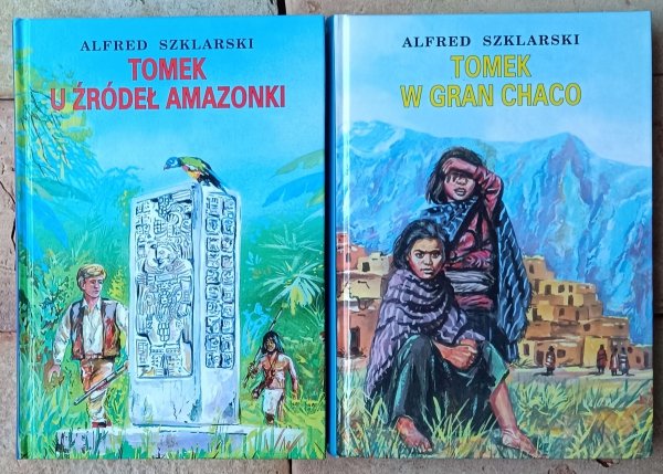 Alfred Szklarski x9 • Przygody Tomka Wilmowskiego | komplet | twarda - okładka