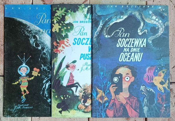 Jan Brzechwa x3 Pan Soczewka na dnie oceanu - na Księżycu - w Puszczy | Szancer