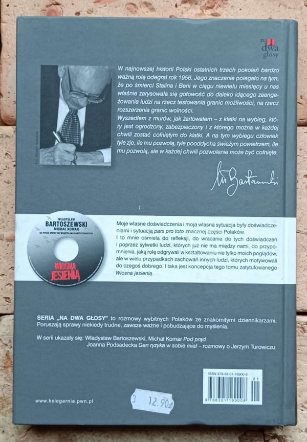 Władysław Bartoszewski, Michał Komar - Wiosna jesienią. Październik'56 - okładka