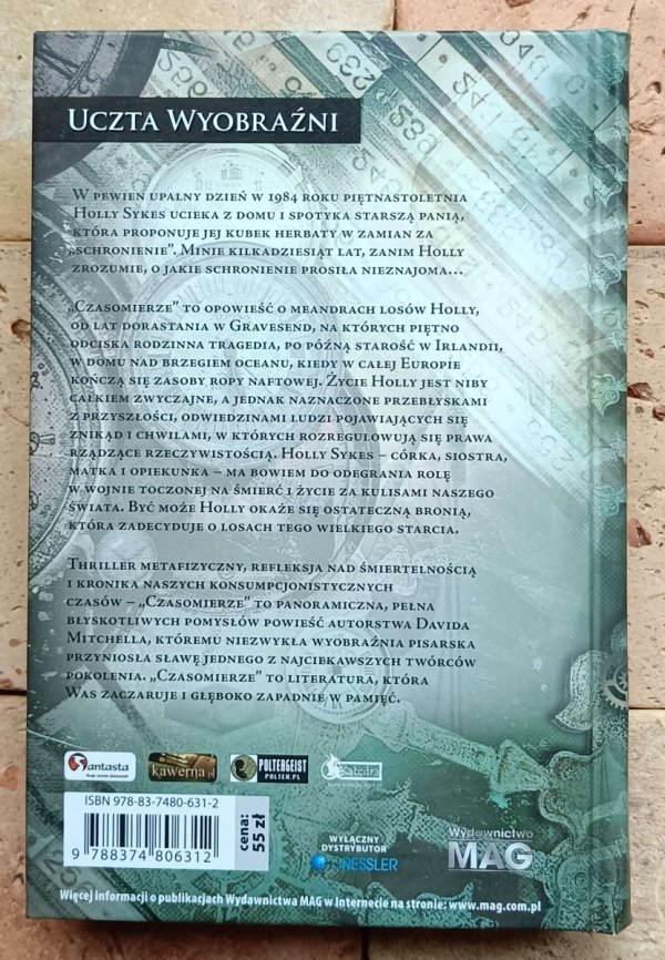 David Mitchell - Czasomierze | Uczta wyobraźni - okładka