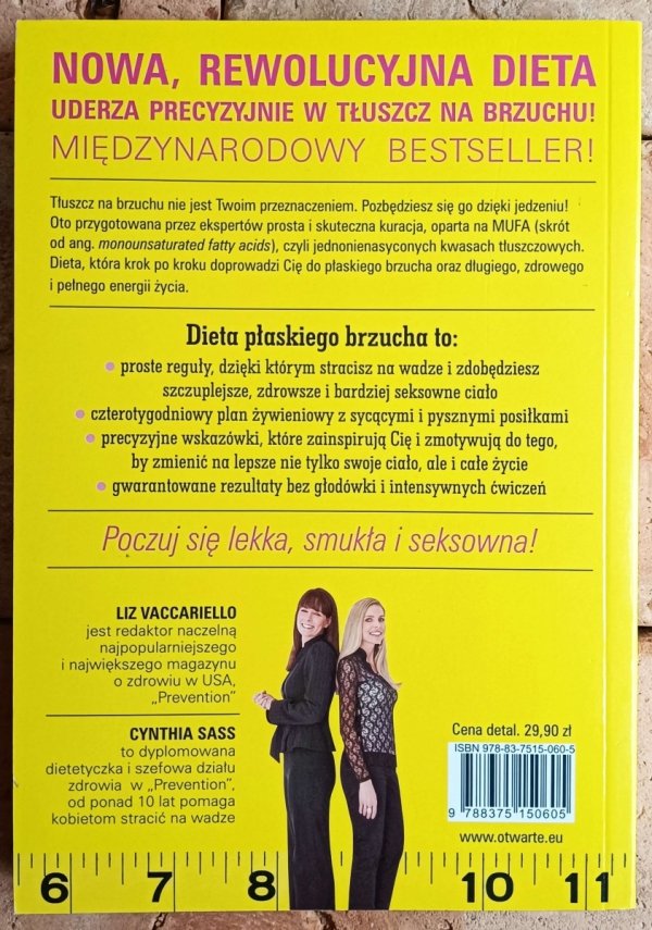 Liz Vaccariello • Dieta płaskiego brzucha - okładka