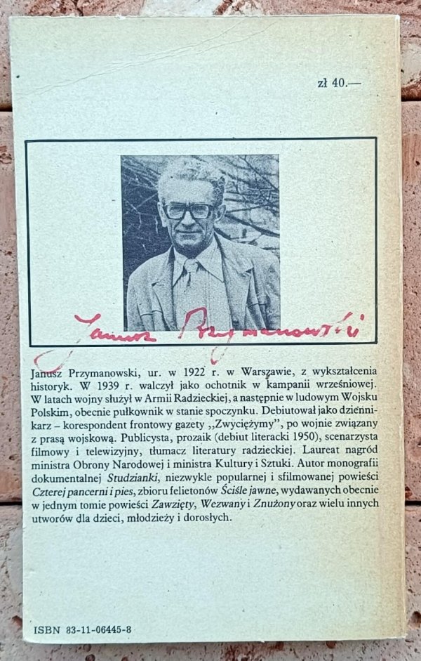  Janusz Przymanowski Trójca grzeszna - okładka