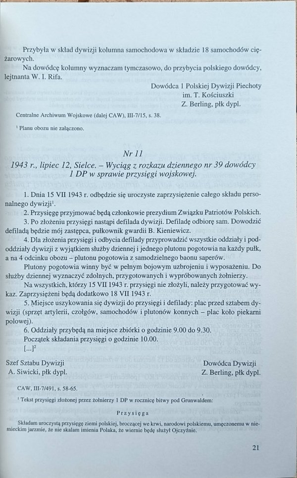 Wojsko Polskie na Froncie Wschodnim 1943-1945 | Wybór materiałów źródłowych