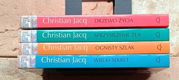 Christian Jacq - Cykl Tajemnice Ozyrysa | komplet 4 tomów