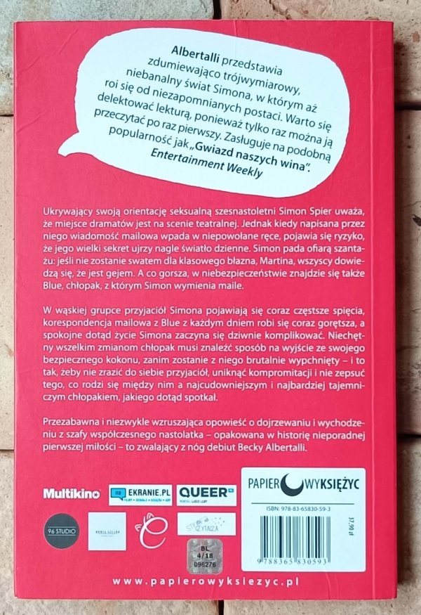 Becky Albertalli • Twój Simon  - okładka