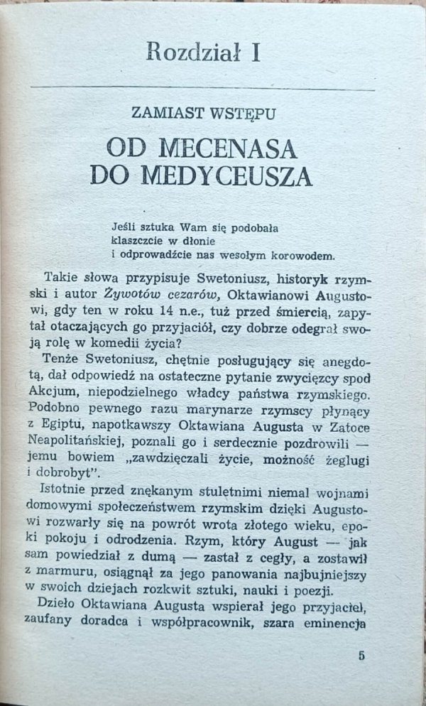 Janusz Olkiewicz Polscy Medyceusze - fragment