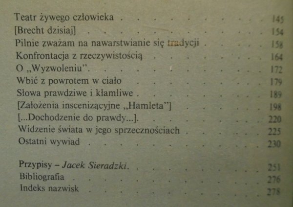 Konrad Swinarski Wierność wobec zmienności