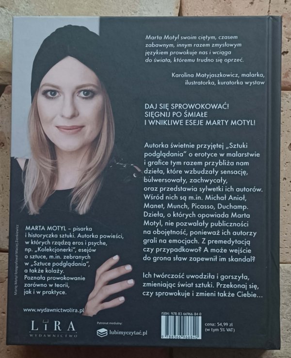 Marta Motyl - Sztuka prowokowania - okładka
