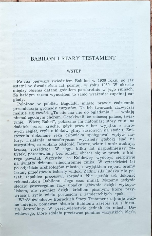 Andre Parrot • Biblia i starożytny świat - wstęp