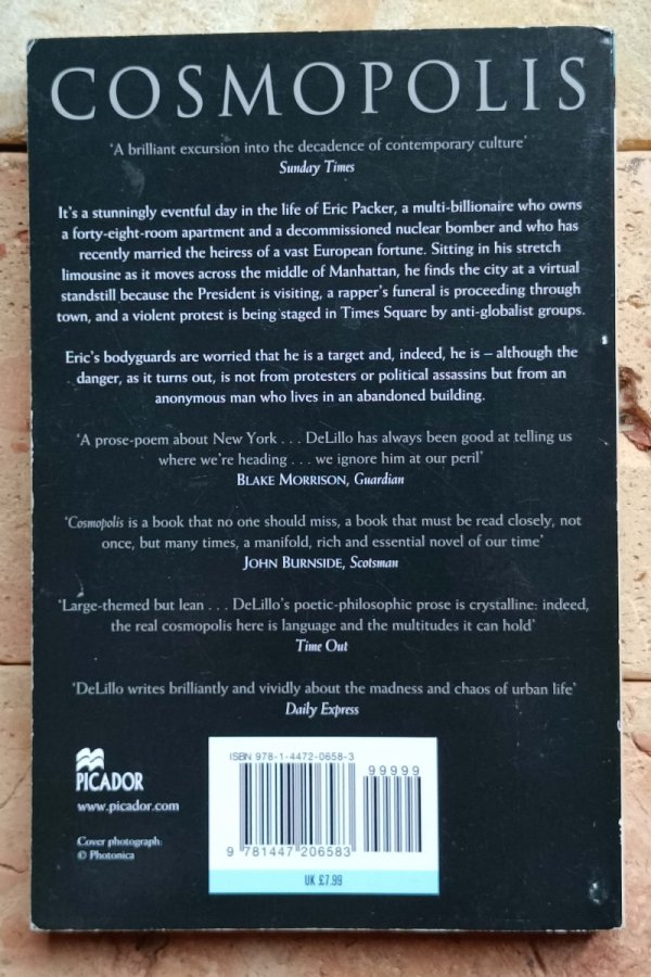 Don DeLillo - Cosmopolis - okładka