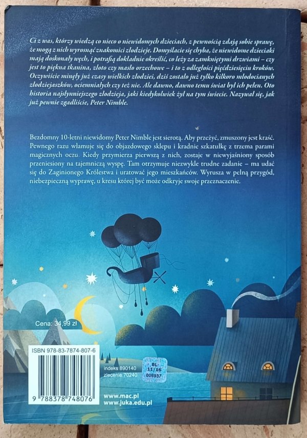 Auxier Jonathan • Peter Nimble i magiczne oczy