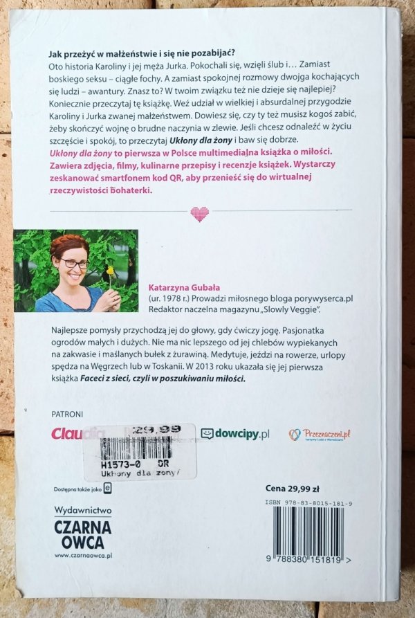 Katarzyna Gubała • Ukłony dla żony, czyli jak przeżyć w małżeństwie - okładka