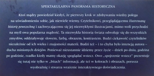 Ilustrowana historia powszechna. Spektakularna panorama historyczna