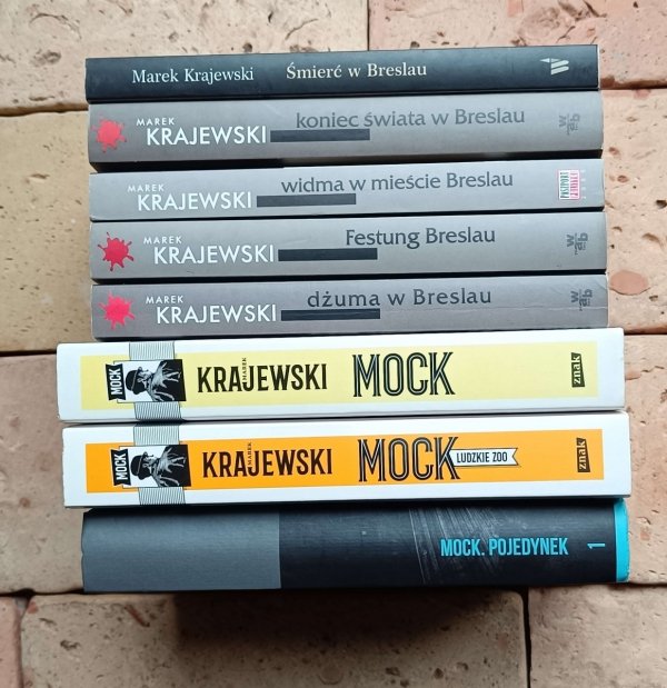 Marek Krajewski x8 - Cykl Eberhard Mock Tom I-VIII | Kryminał retro | Breslau